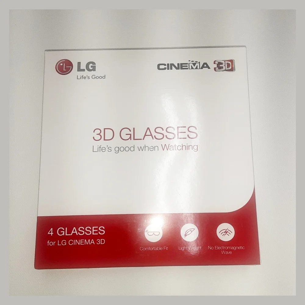 4 Pack LG Cinema 3D Glasses